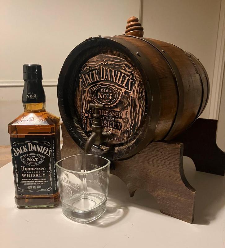 Jack Daniëls 5 liter whisky vat, Verzamelen, Merken en Reclamevoorwerpen, Gebruikt, Ophalen of Verzenden