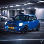 Mini 1.6 16V Cooper S 128KW 2007 Blauw, Auto's, Voorwielaandrijving, 4 cilinders, Handgeschakeld, 48 €/maand