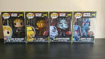 Funko Pop Star Wars Retro Series (4 stuks) beschikbaar voor biedingen