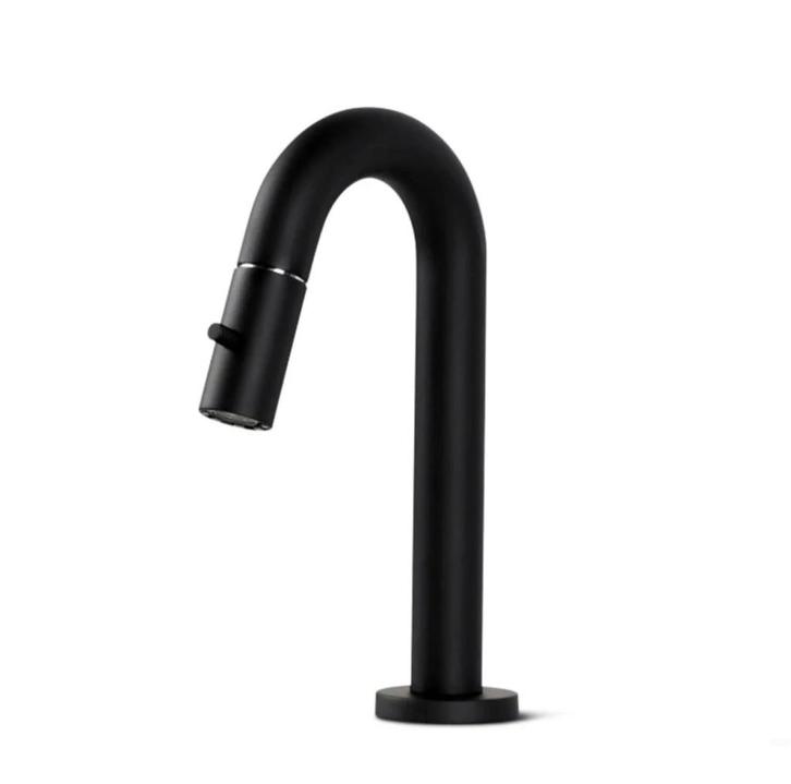 Bongio Squadra fonteinkraan mat zwart, Doe-het-zelf en Verbouw, Sanitair, Nieuw, Kraan, Ophalen of Verzenden