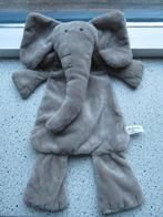 Olifant Elliot merk Difrax grote maat grijs velours ca 38 cm, Ophalen of Verzenden, Zo goed als nieuw, Olifant