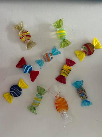 Glazen snoepjes - glas toffee beschikbaar voor biedingen