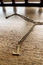 vergulde ketting met letter L, Ophalen of Verzenden, Nieuw, Goud, Overige materialen