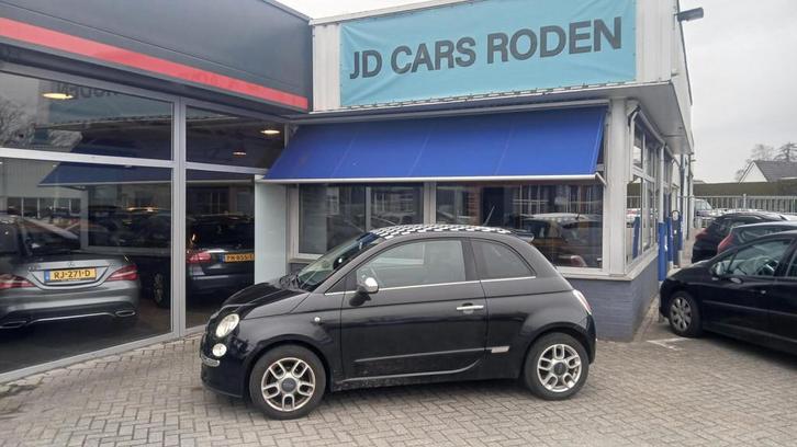 Fiat 500 1.2 Lounge! Luxe! Netjes! lage Km! NW Apk!, Auto's, Fiat, Te koop, Airconditioning, Alarm, Boordcomputer, Centrale vergrendeling