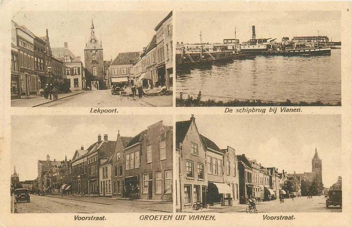 701399015 Vianen, Verzamelen, Ansichtkaarten | Nederland, Utrecht, Voor 1920, Verzenden