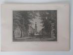 130 / Grote kerk te Joure   gravure 1860 van Terwen, Ophalen of Verzenden