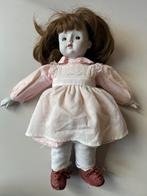 Porseleinen pop – 35 cm – vintage – met leren schoentjes, Ophalen of Verzenden, Zo goed als nieuw, Pop