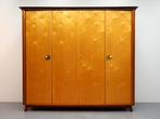 Vintage Kledingkast | 4 deurs | Duotone, Huis en Inrichting, Kasten | Kledingkasten, Ophalen, ., Vintage, Met hangruimte