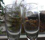Moët & Chandon champagne glazen 2x champagneglas, Huis en Inrichting, Glas, Overige stijlen, Glas of Glazen, Gebruikt