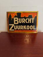 Oud metalen reclamebord 'Burcht Zuurkool', Antiek en Kunst, Ophalen of Verzenden