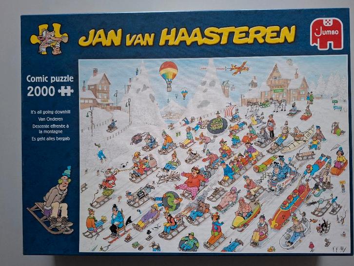 Jan van Haasteren legpuzzels, Hobby en Vrije tijd, Denksport en Puzzels, Zo goed als nieuw, Legpuzzel, Meer dan 1500 stukjes, Ophalen of Verzenden
