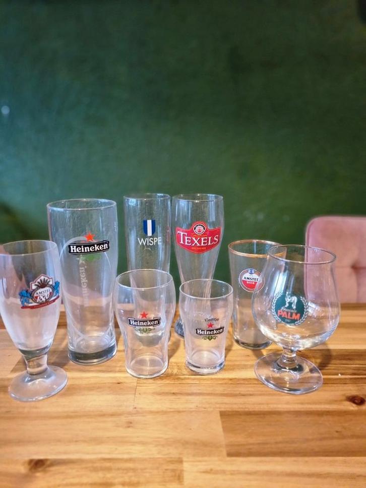 Diverse Bierglazen Nederlandse Brouwerijen, Huis en Inrichting, Keuken | Bestek, Gebruikt, Los bestek, Overige materialen, Ophalen of Verzenden