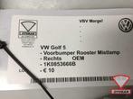 vw golf 5 voorbumper rooster rechts nieuw! 1k0853666b, Volkswagen, Volkswagen AG, Rechts, Nieuw