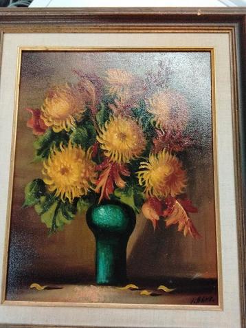 Bloemenschilderij - Stilleven beschikbaar voor biedingen