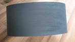 Blauwe ( velvet blue ) Lampenkap - Zo goed als nieuw, Huis en Inrichting, Lampen | Lampenkappen, Ophalen, 25 tot 50 cm, Zo goed als nieuw