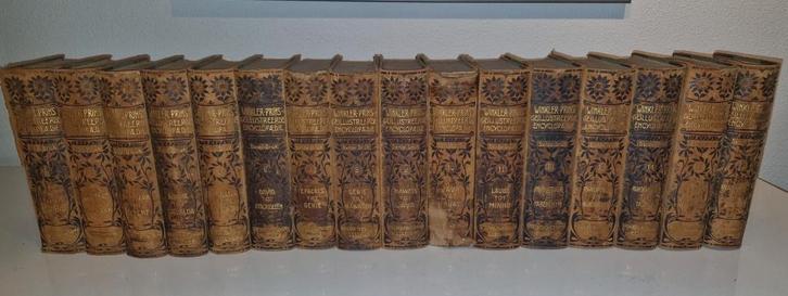 Winkler Prins' geïllustreerde encyclopedie, 16 delig, Boeken, Encyclopedieën, Gelezen, Complete serie, Algemeen, Ophalen