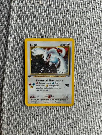 Lugia 1st edition beschikbaar voor biedingen