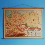 Bakker en Rusch Schoolplaat Duitsland en Polen, Antiek en Kunst, Antiek | Schoolplaten, Ophalen of Verzenden, Aardrijkskunde