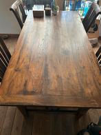 Eettafel 6 personen, 4 stoelen, Ophalen, Gebruikt, 100 tot 150 cm, 200 cm of meer