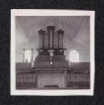 Foto Fijnaart Kerk Interieur Orgel., Foto, Ophalen of Verzenden, Zo goed als nieuw, 1940 tot 1960