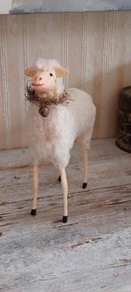 Container schaap, met brons kleurig bandje met bel, Ophalen of Verzenden