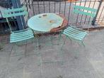 ijzeren Bistro set, Ophalen, Gebruikt, Overige materialen, 2 zitplaatsen