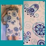 327. Vintage jurk mt 42, 9462RP 14, Vintage kleertjes, Maat 42/44 (L), Vintage