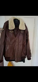 leren pilot pme legend ..buffelleer.afneembare kraag., Kleding | Heren, Ophalen of Verzenden, Nieuw, Overige maten, Bruin