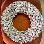 Twee schelpen kransen, Huis en Inrichting, Woonaccessoires | Kransen, Ophalen of Verzenden, Zo goed als nieuw