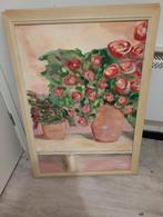 Bloemen in Vaas Schilderij, Antiek en Kunst, Kunst | Schilderijen | Klassiek, Ophalen of Verzenden