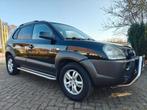 Hyundai Tucson 2.0 I 2WD 2007 Zwart Leder Airco Trekhaak, Auto's, Hyundai, 74 €/maand, 4 cilinders, Navigatiesysteem, Zwart
