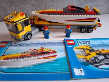 LEGO City Powerboot Transporter 4643 beschikbaar voor biedingen