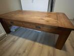 Licht Teakhouten Salontafel, Ophalen, 100 tot 150 cm, Teakhout, 50 tot 100 cm
