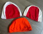 Badmuts zwemmuts Dames Heren textiel stof oranje rood wit, Nieuw, Oranje, Golfinho, Ophalen of Verzenden