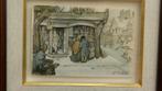 Anton Pieck : 2 werken in lijst, Ophalen of Verzenden, Zo goed als nieuw, Overige typen