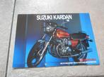 Suzuki GS 650 GT GS 850 G GS 1000 G brochure folder 1982  ?, Motoren, Handleidingen en Instructieboekjes, Suzuki