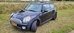 Mini 1.4 16V ONE 2008 Zwart, Auto's, Voorwielaandrijving, Stof, Zwart, 4 stoelen