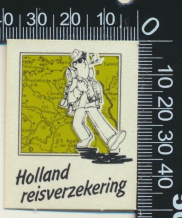 Sticker: Holland Reisverzekering (2), Verzamelen, Stickers, Zo goed als nieuw, Bedrijf of Vereniging, Ophalen of Verzenden