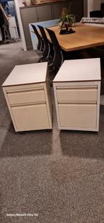 2x industrieel lade blokje staal voor €30,-, Huis en Inrichting, Ophalen, Minder dan 50 cm, Zo goed als nieuw, Minder dan 100 cm