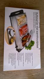 Buffet server met warm houdplaat nieuw, Witgoed en Apparatuur, Gourmetstellen, Ophalen, Nieuw, 4 t/m 7 personen