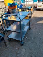 Rvs 3 verdiepinge transportkar 107 x56cm, Ophalen, Zo goed als nieuw, Transportkar