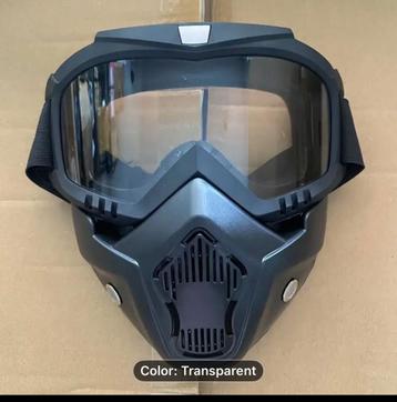 Motorcross Bril met Masker - Nieuw! beschikbaar voor biedingen