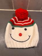 Grappige muts met gezichtje sneeuwpop, Kinderen en Baby's, Babykleding | Mutsen, Sjaals en Wanten, Maat 62, Jongetje of Meisje