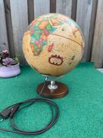 Vintage Werelbol met verlichting, Ophalen of Verzenden, Verlicht, Zo goed als nieuw