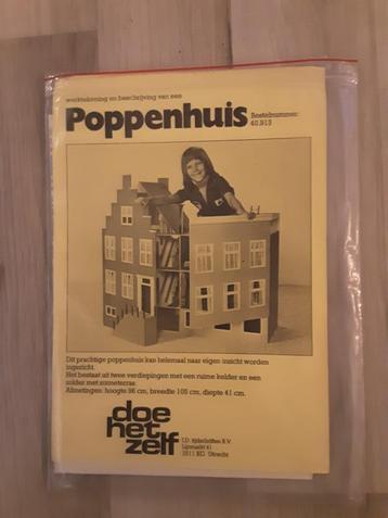 Poppenhuis en winkel bouwtekening van Doehetzelf beschikbaar voor biedingen