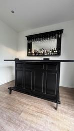 Lexor Barmeubel Wengé + Spiegel Black - Mancave/Feest/Keet, Huis en Inrichting, Barren, Ophalen, Zo goed als nieuw