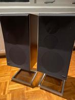 B&O Beovox S45-2 + originele B&O-stands – met handleiding, Gebruikt, Minder dan 60 watt, Front, Rear of Stereo speakers, Ophalen
