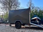 Gookar gesloten aanhanger met oprijplaat - 200x125x125cm, Auto diversen, Aanhangers en Bagagewagens, Ophalen of Verzenden, Gebruikt