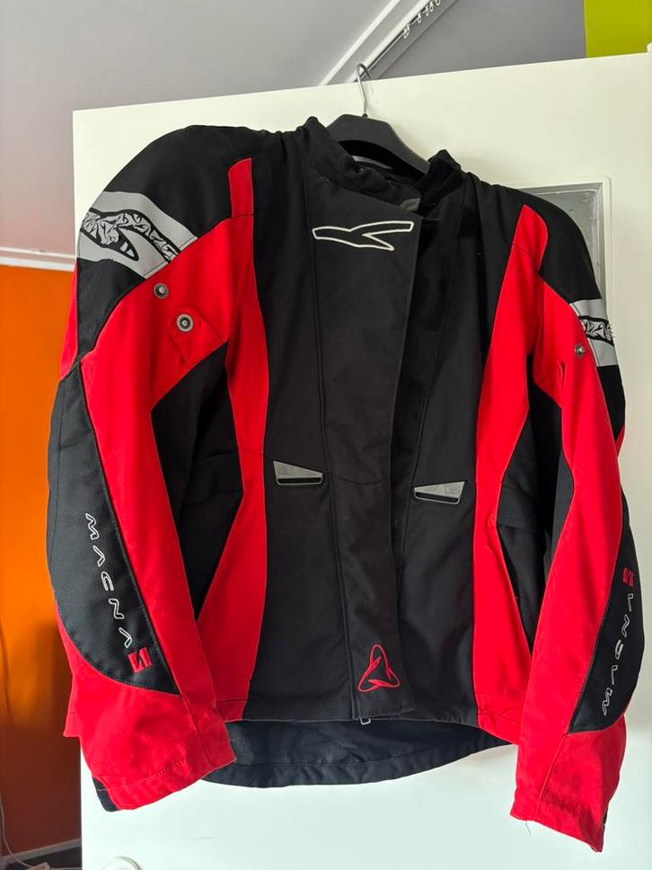 Zwart/ rood dames Magna motorpak maat L/XL, Motoren, Kleding | Motorkleding, Combipak, Dames, Tweedehands, Ophalen of Verzenden