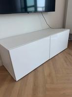 Tv meubel hoogglans, Ophalen, Overige materialen, Wit hoogglans, 150 tot 200 cm